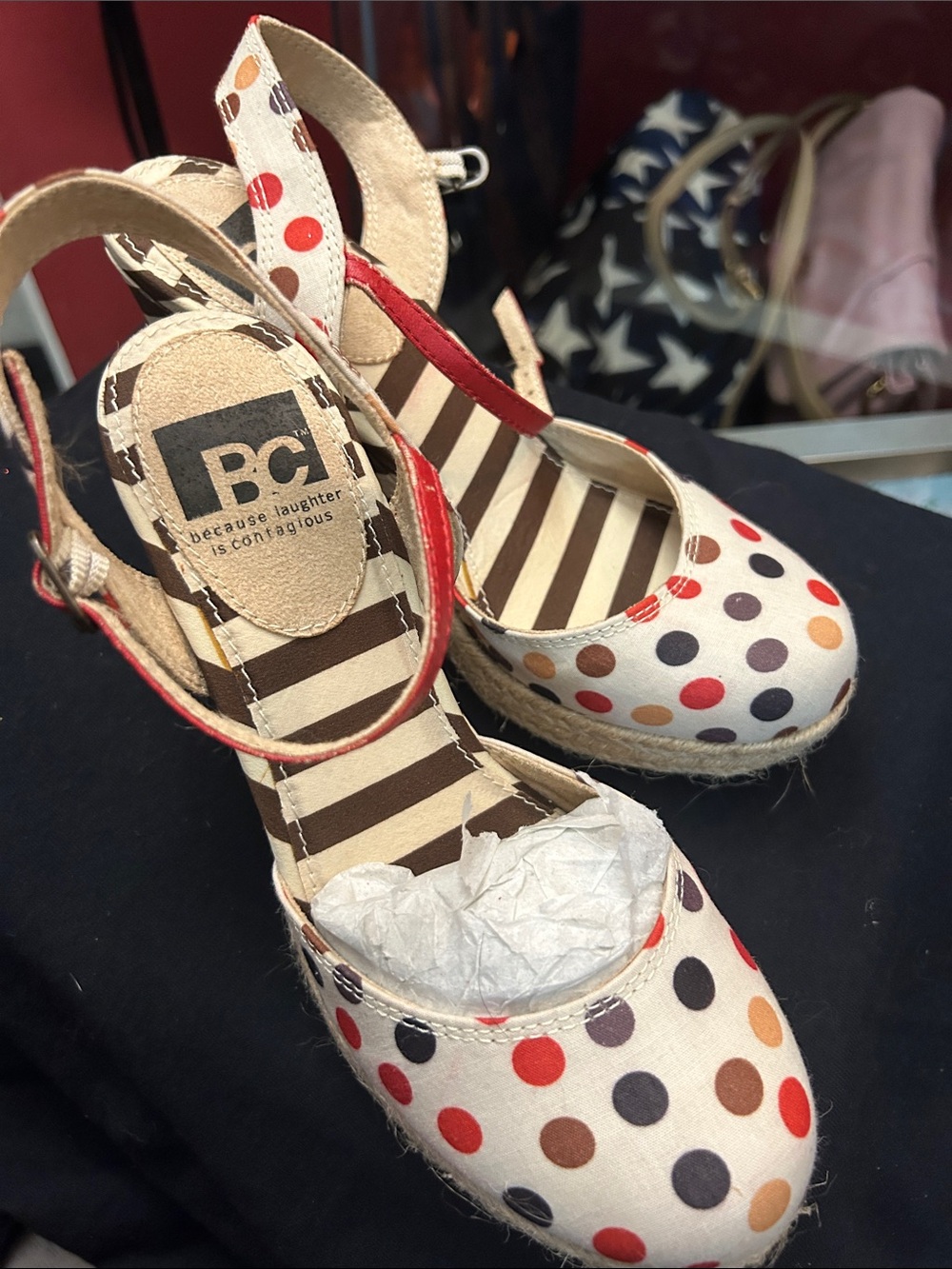 BC Polka Dots Wedge